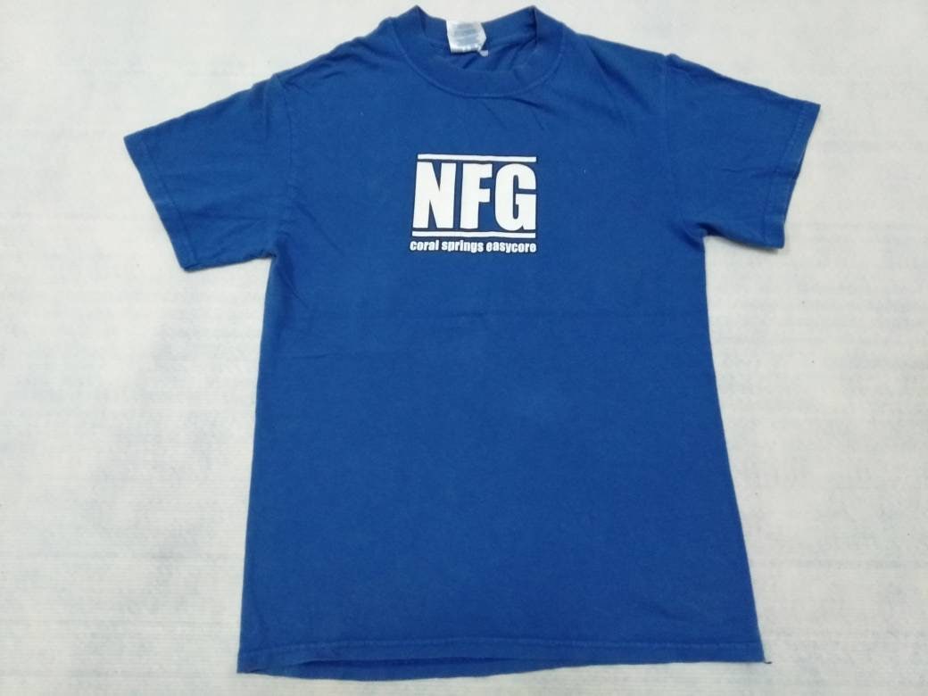 Vintage New Found Glory American Rock Band Blue Small T Shirt