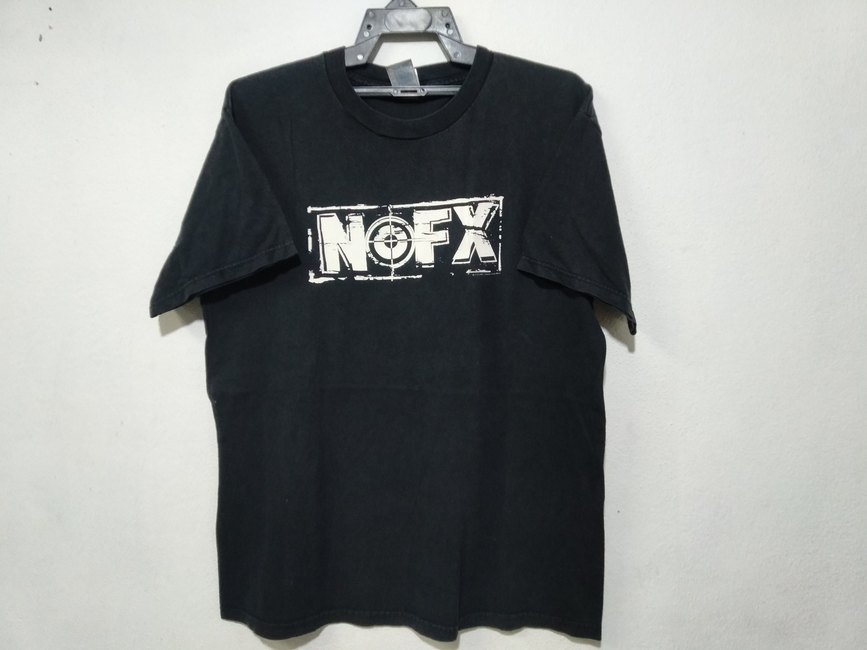 Vintage Nofx Punk Band Black Large T Shirt Nofx American
