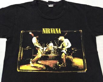 Vintage 90's Nirvana From the Muddy Banks of the Wishkah Black