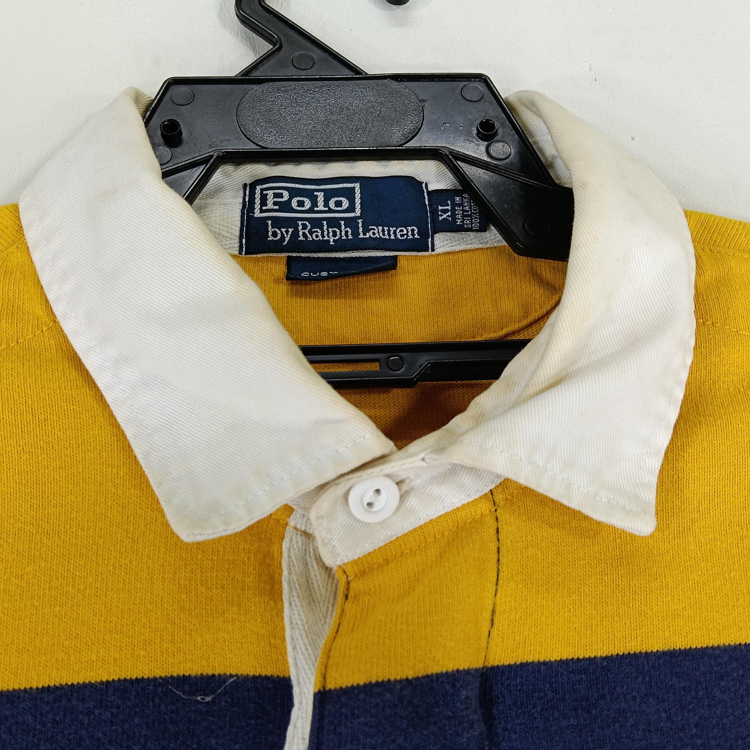 Vintage 90's Polo Ralph Lauren Polo Stripes Shirt Xlarge Polo