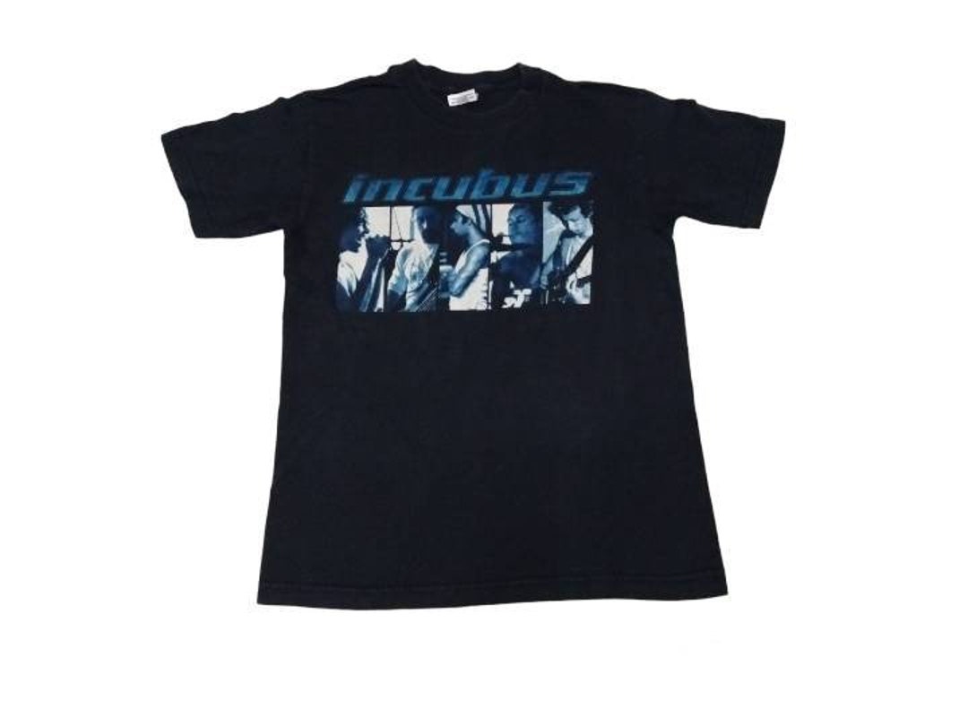 Vintage Incubus American Rock Band Green Small T Shirt Genre Heavy