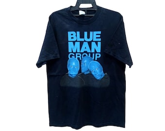 Vintage Blue Man Group T-shirt Size M - Etsy