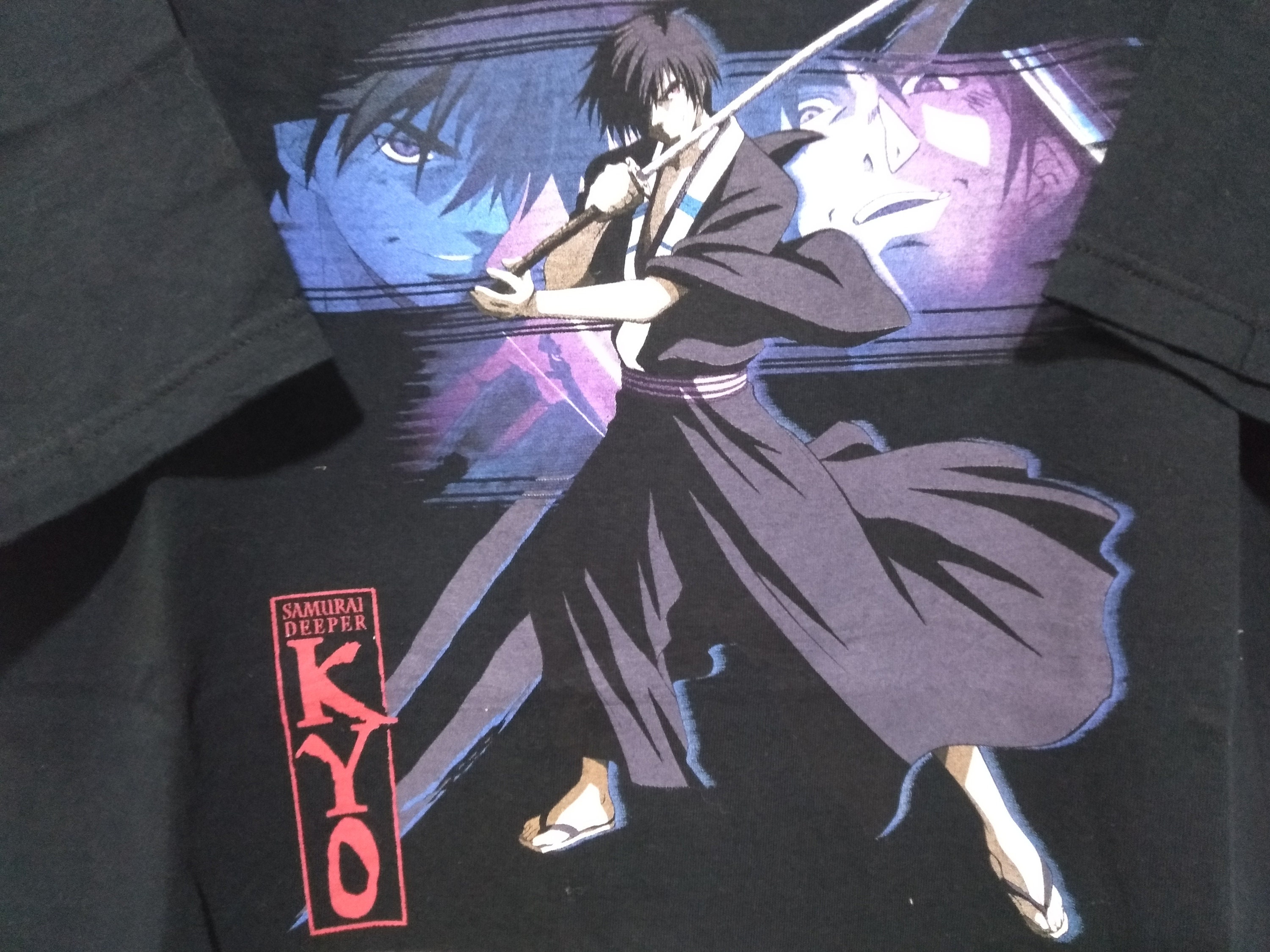 00s SAMURAI DEEPER KYO anime tシャツ Early 2000s Samurai Deeper Kyo Manga T-shirt Vintage Fruit