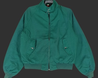 Vintage Baracuta Haringgton Green Small/Medium Jacket Baracuta Zipper Double Pocket Casual Jacket Size S-M