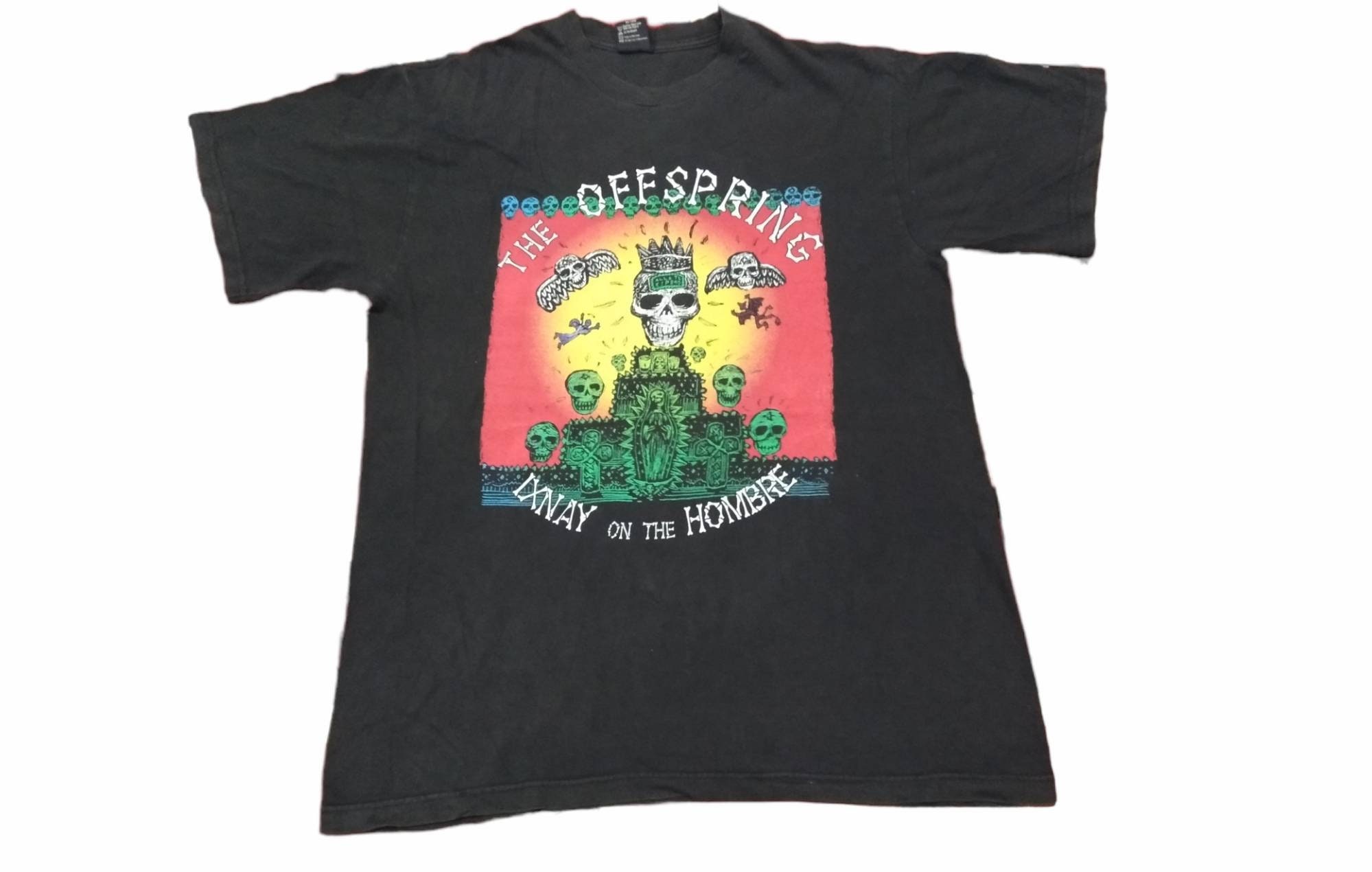 90年代 THE OFFSPRING vintage スカル Tシャツ ヴィンテージ 90年代 オフスプリング スカル バンド ブラック XLサイズ
