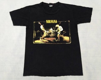Vintage 90's Nirvana From the Muddy Banks of the Wishkah Black