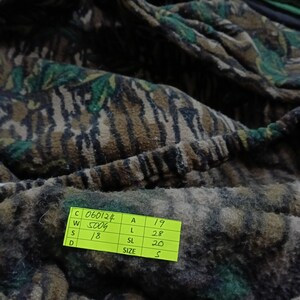 Vintage Bluebills Äkta Trädkamouflage Tröja Jacka Med Halv Dragkedja Liten Kamouflage Militärstil Jaktskog Mossy Oak T-shirt Storlek S bild 2