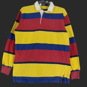 ヴィンテージ ラルフローレン ストライプ ポロシャツ XLサイズ 90年代