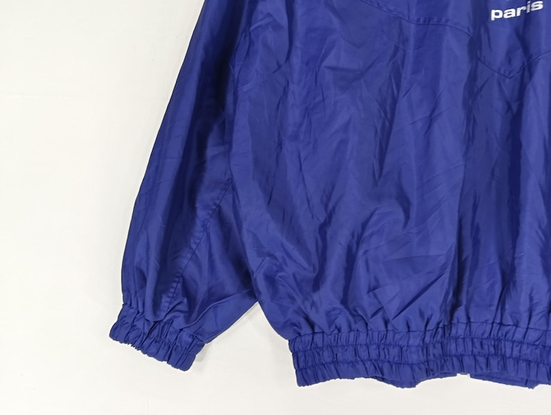 Vintage 90's Courreges Paris Sport Futur Blue Large Jacket Courreges Zipper Jacket Sportwear Sport Jacket Size L image 14
