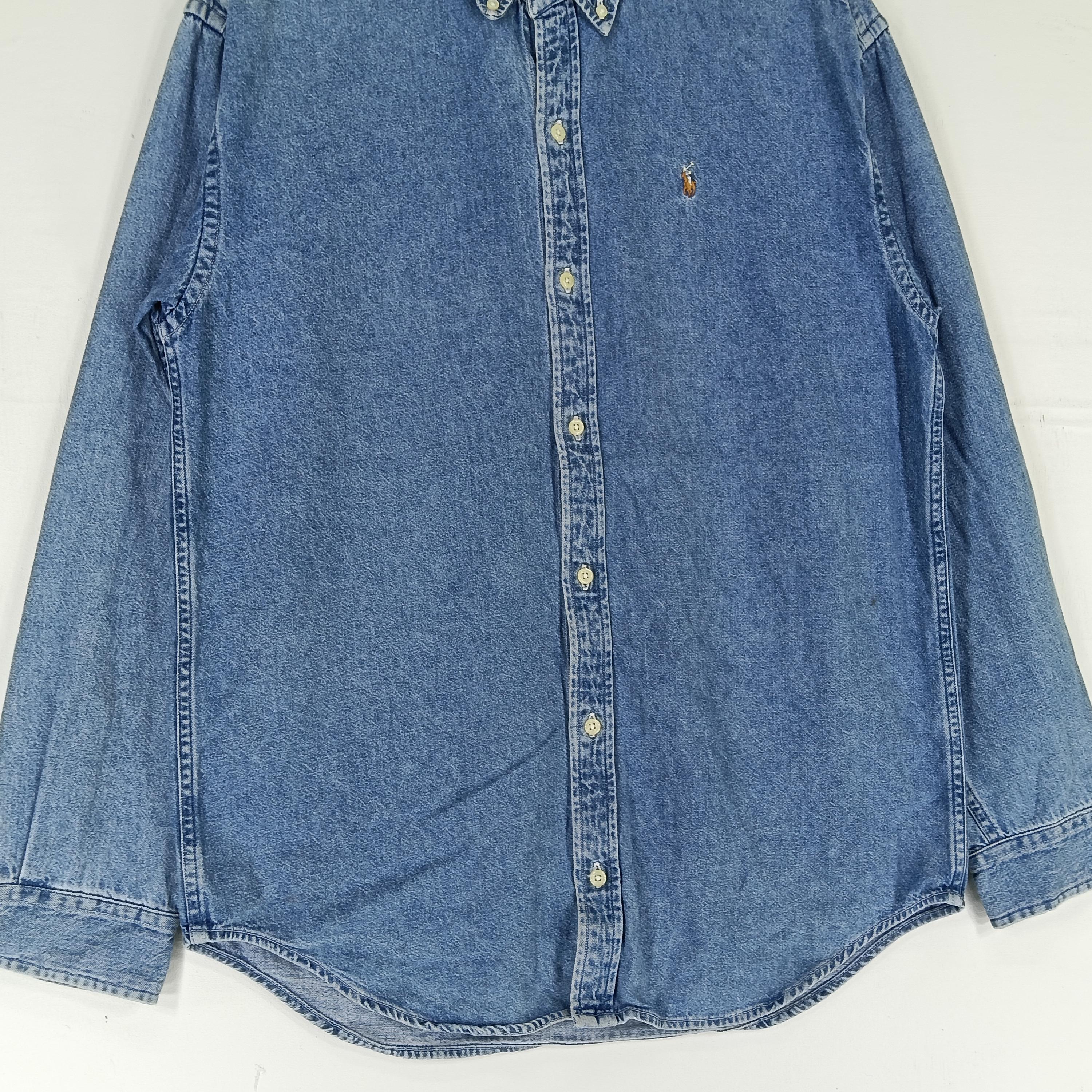 Vintage Polo Country Ralph Lauren Jeans Shirt Xlarge 90s Polo Pony