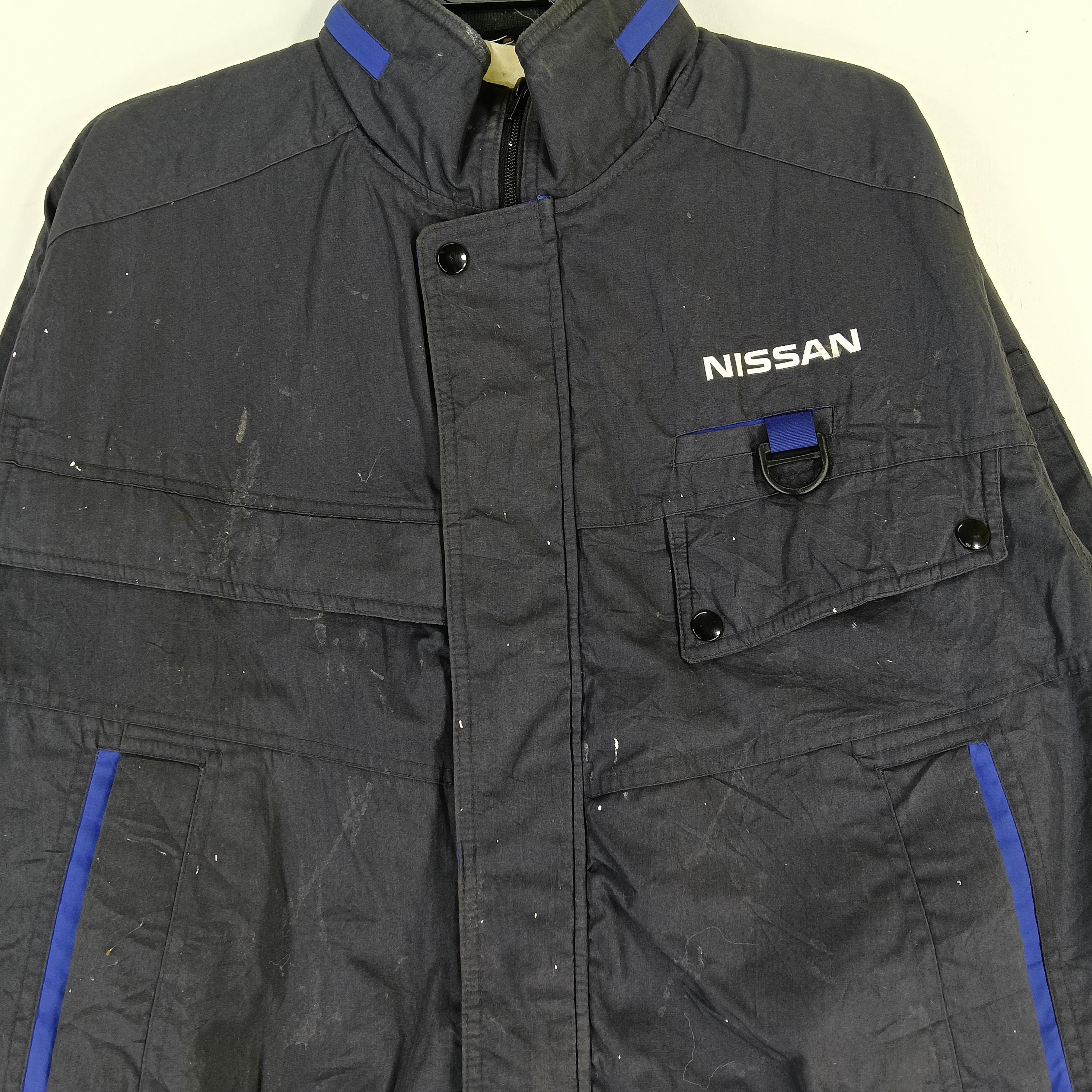 Vintage 90's Nissan Dark Blue Motorsport Large Jacket Nissan