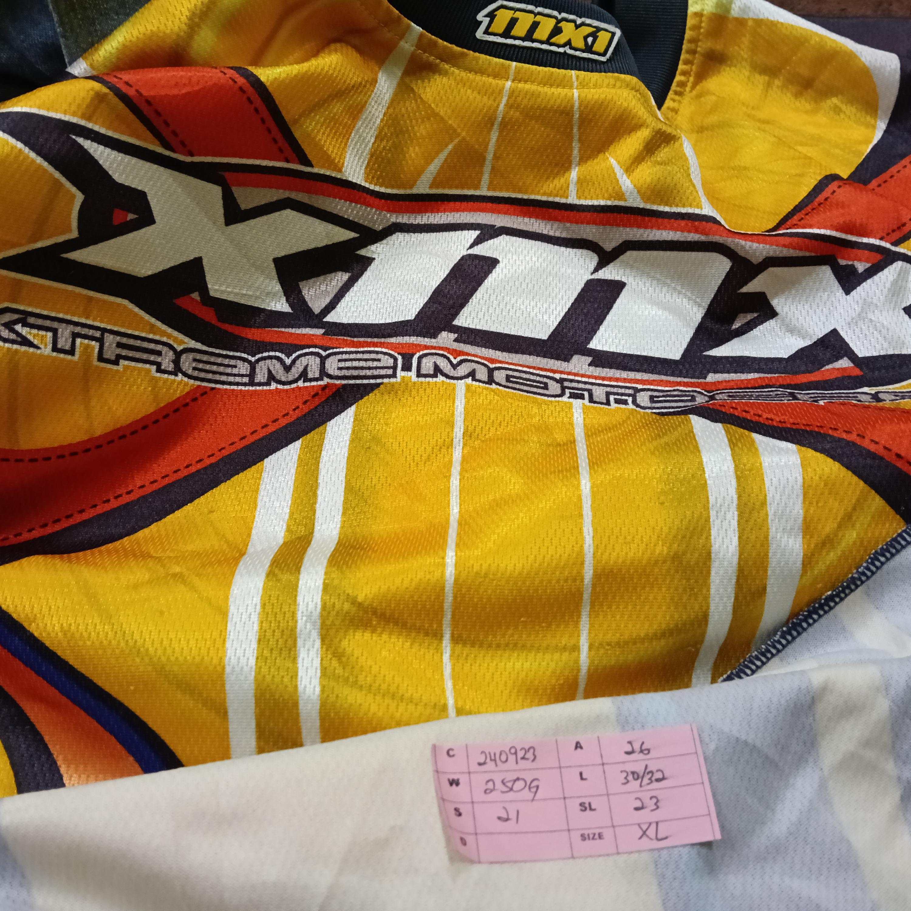 Vintage 90's XMX Racing Team Motocross Orange Jersey Large