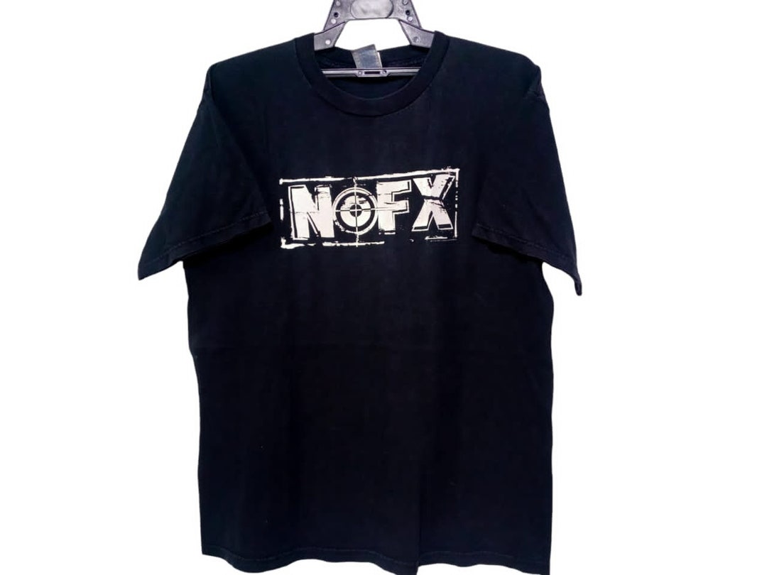 Vintage Nofx Punk Band Black Large T Shirt Nofx American