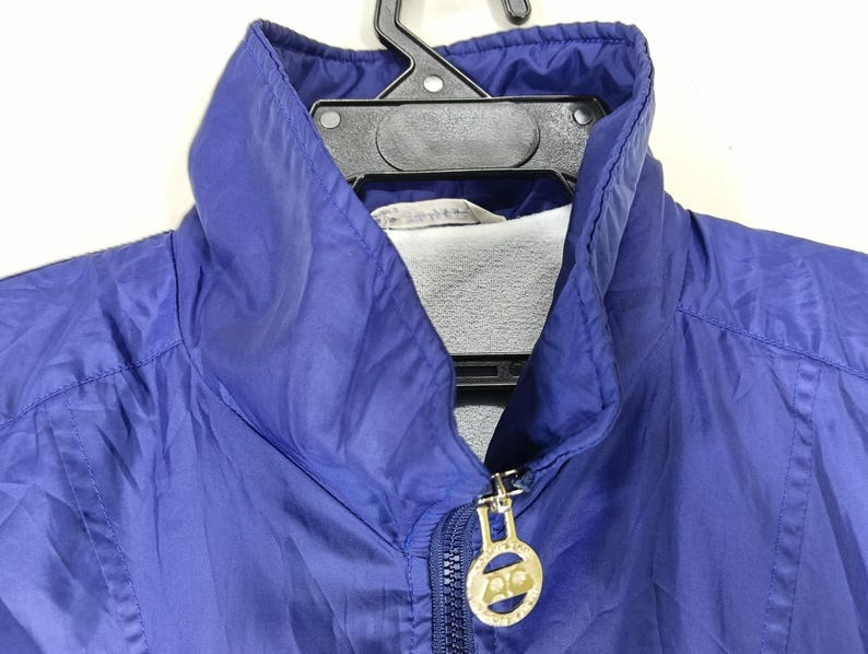 Vintage 90's Courreges Paris Sport Futur Blue Large Jacket Courreges Zipper Jacket Sportwear Sport Jacket Size L image 8