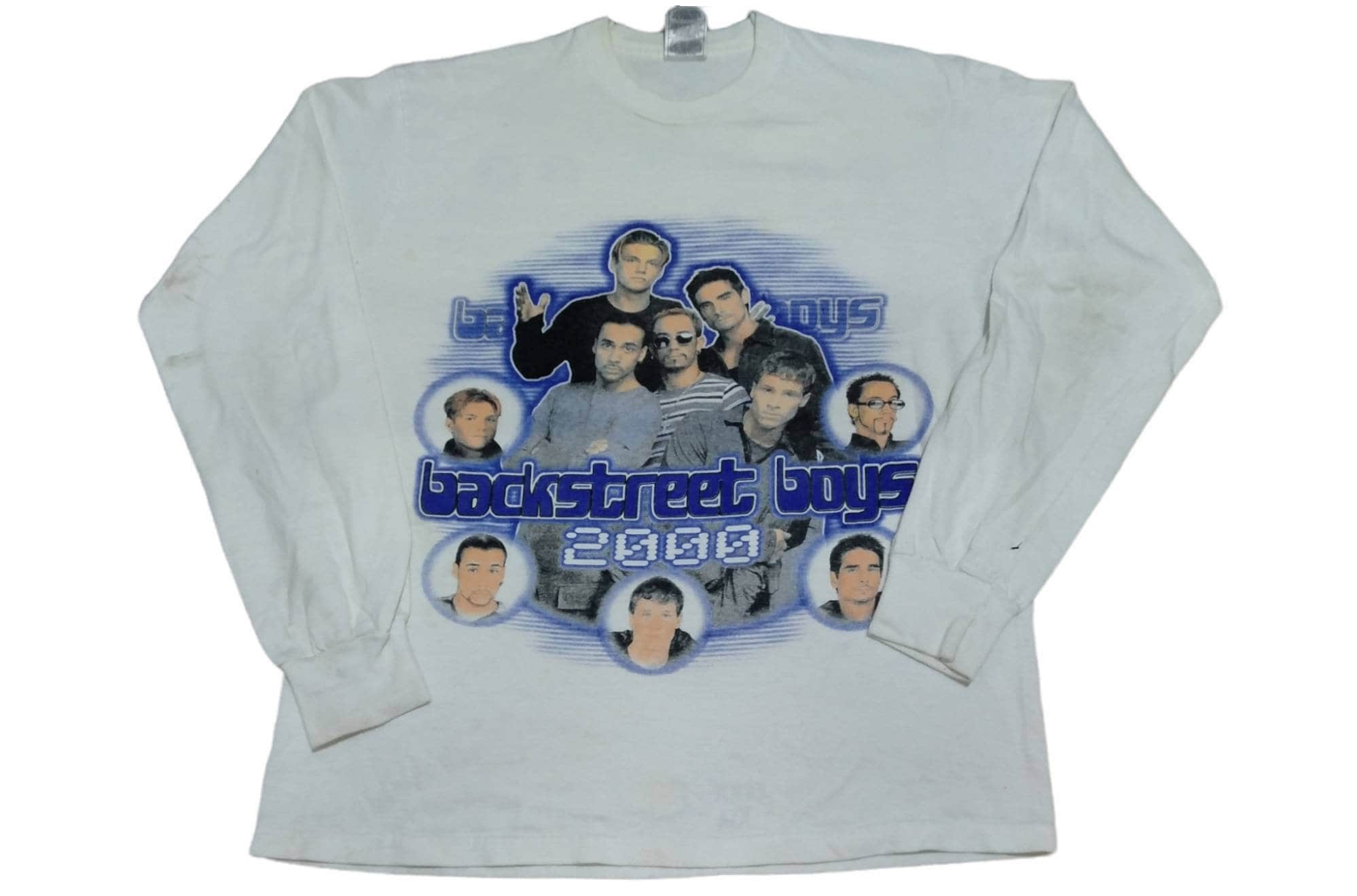 Vintage American Backstreet Boys Vokal Band White Medium T Shirt 