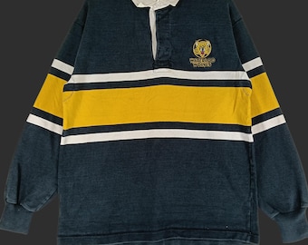 Maillot Vintage Barbarians FC Années 1990 – Rugby Union Coton Homme Taille M
