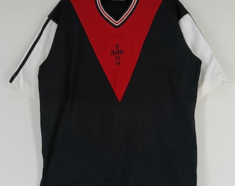 Vintage 90s Dogtown Devil Black Red Xlarge Jersey Dog Town