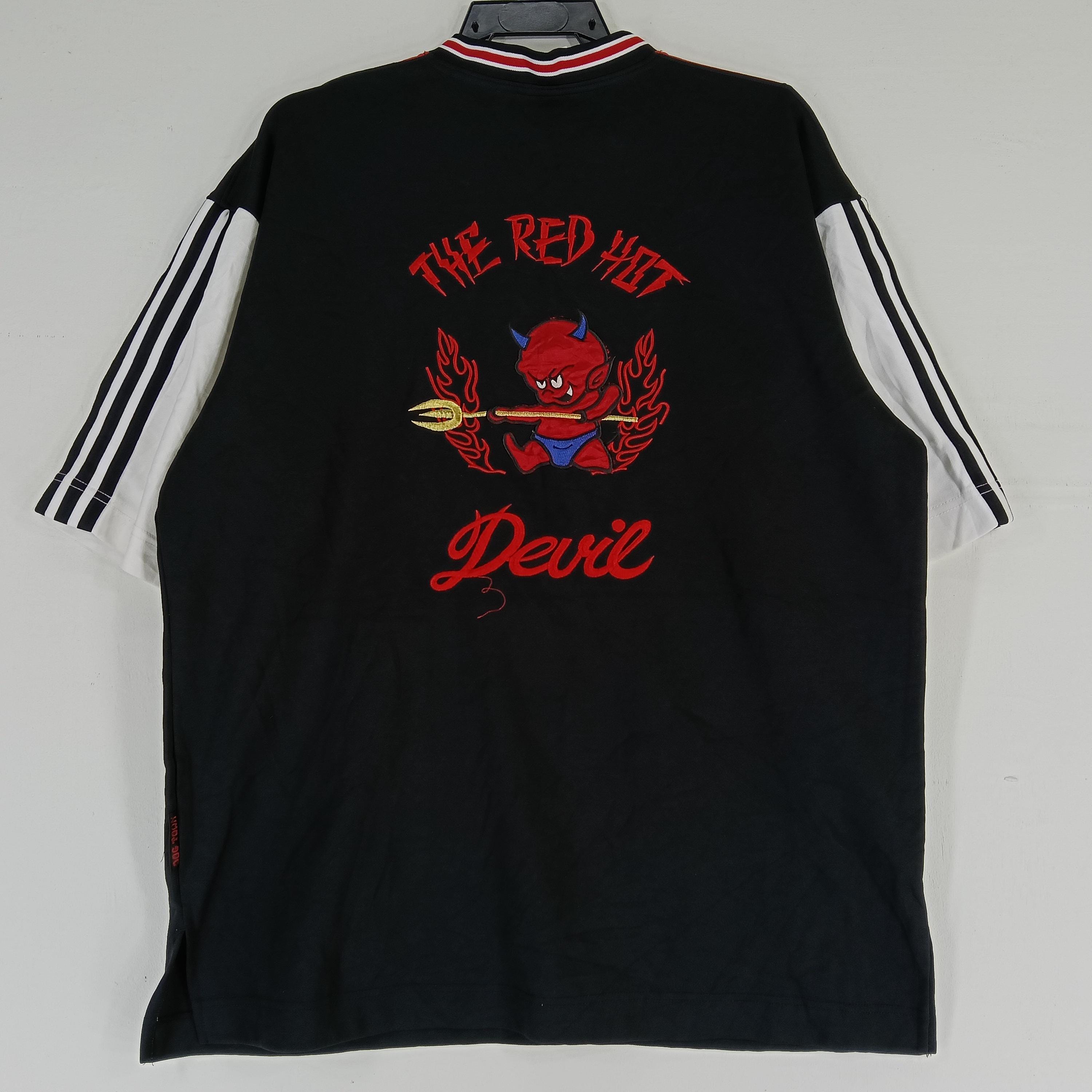 Vintage 90s Dogtown Devil Black Red Xlarge Jersey Dog Town