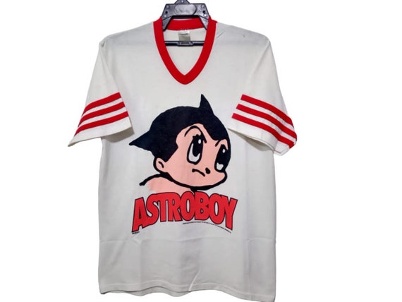 Vintage 90's Astro Boy White Large Tshirt Mighty Atom Japanese