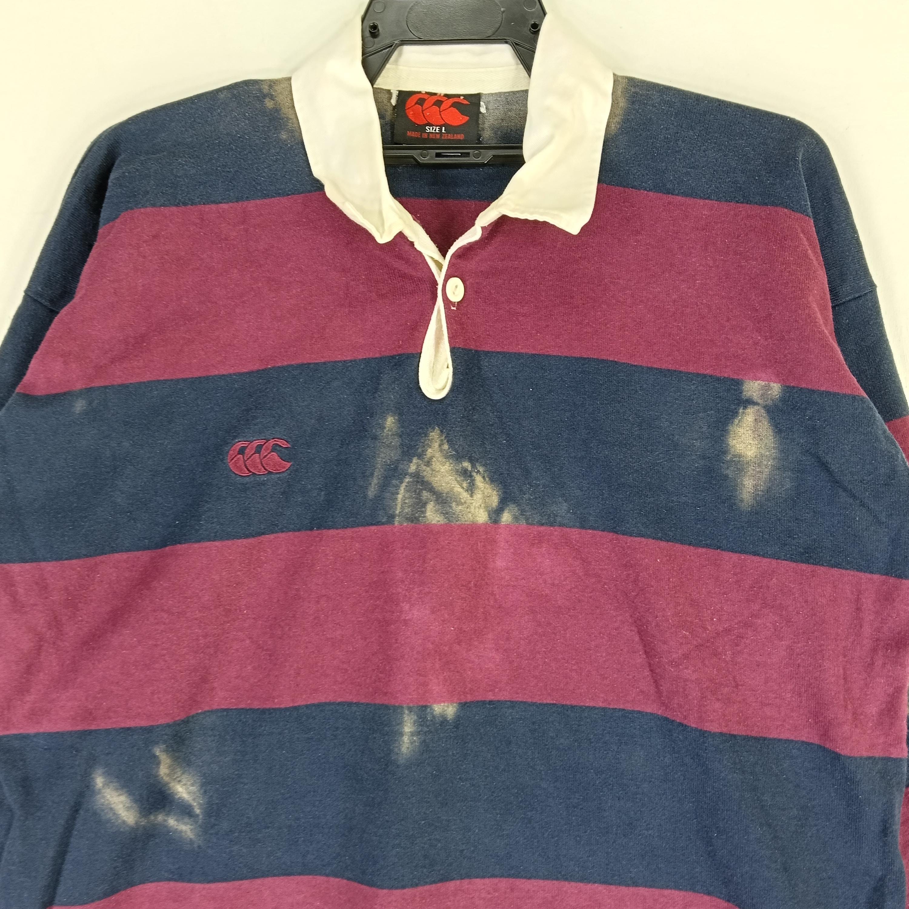 Vintage 90's Canterbury of New Zealand Rugby Large Polo Shirt
