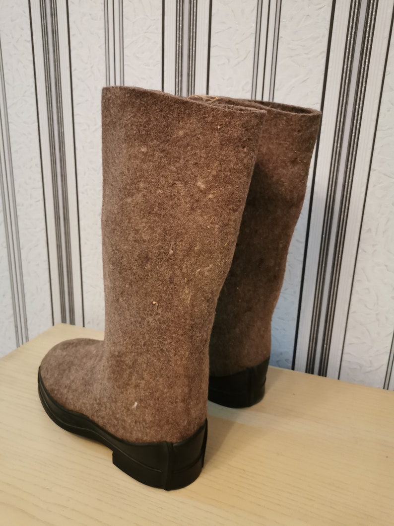 Russian Original Valenki Felt Boots Beaten boots 100 Etsy