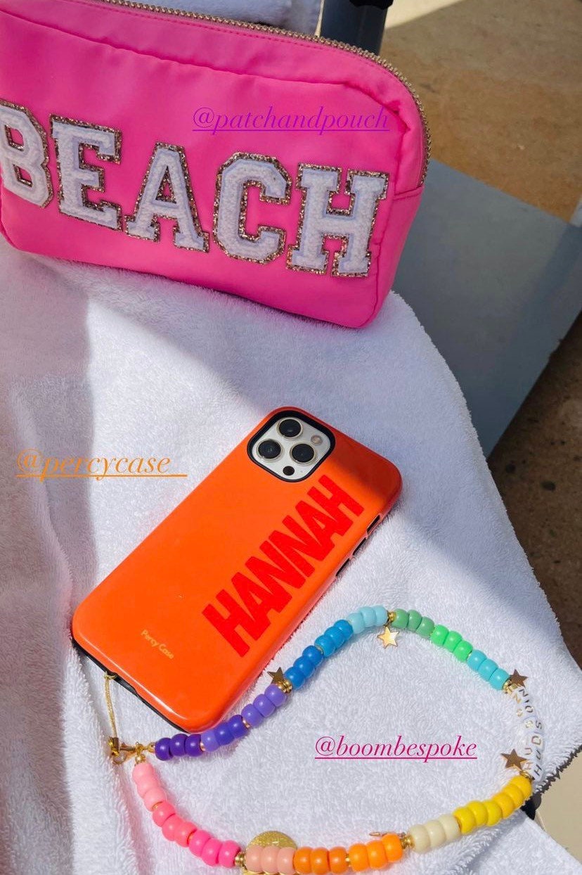 Custom Side Corner Monogram Phone Case Personalized Initial Etsy UK