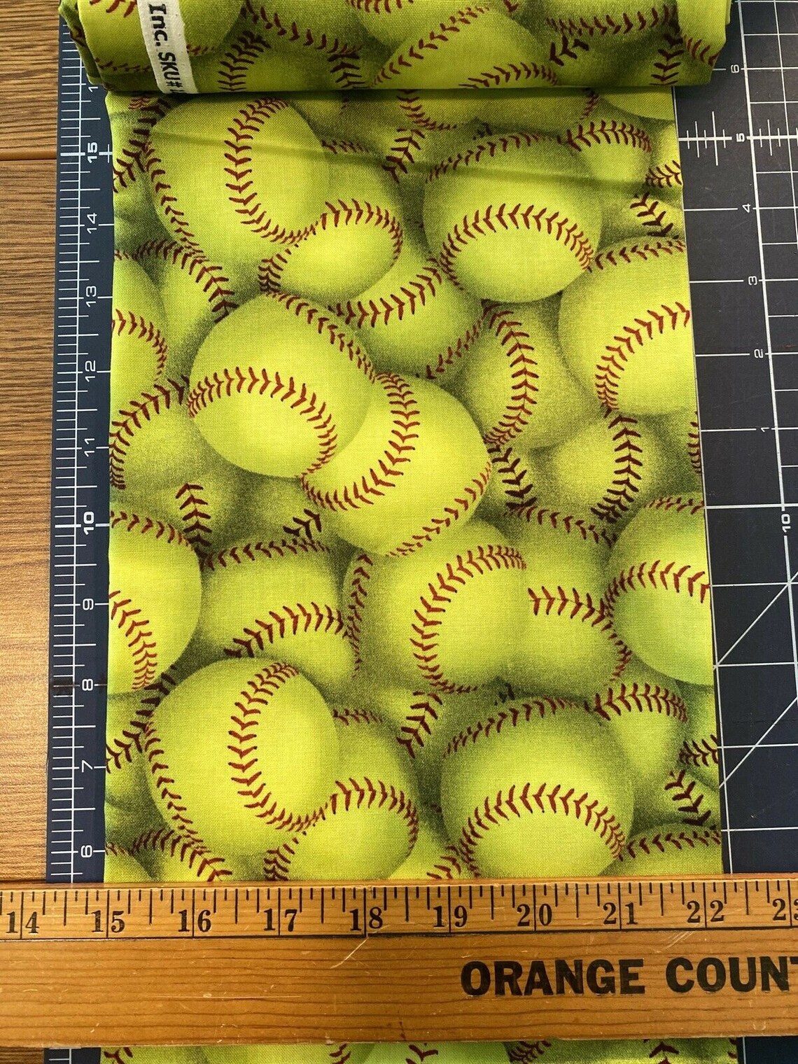 Softball Fabric Etsy