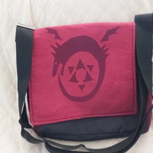 Sac messager inspiré de l’anime Full Metal Alchemist
