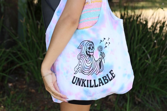 Unkillable Tie Dye Tote Bag