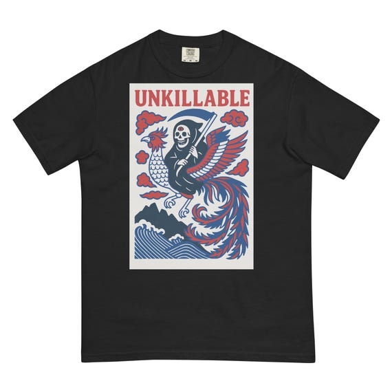 Unisex garment-dyed heavyweight t-shirt