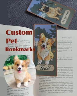 Custom Pet Portrait Bookmark, Dog or Cat Lover Gift (Set of 2) By LeeJackieeeDraw By LeeJackieeeDraw Shop owned by Jackie 6 years on Etsy
