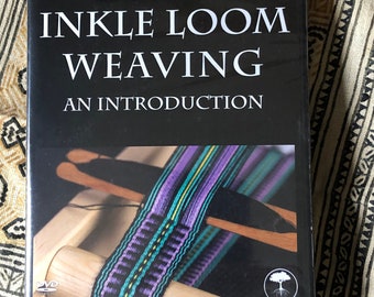 Inkle Loom Weaving - Instructional video class (DVD) - Beginning Weaving – Band Weaving – Weave your own custom lanyard - DIY – small loom