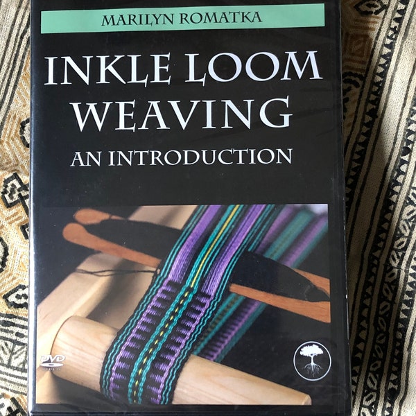 Inkle Loom Weaving - Instructional video class (DVD) - Beginning Weaving – Band Weaving – Weave your own custom lanyard - DIY – small loom