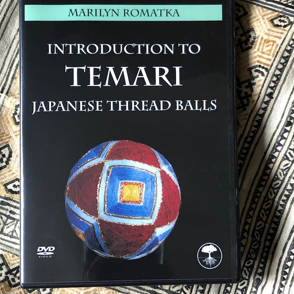 Introduction to Temari – Japanese Thread Balls - Instructional video class(DVD) – DIY – Embroidery – Japan – Folk Art – Handmade – Beautiful