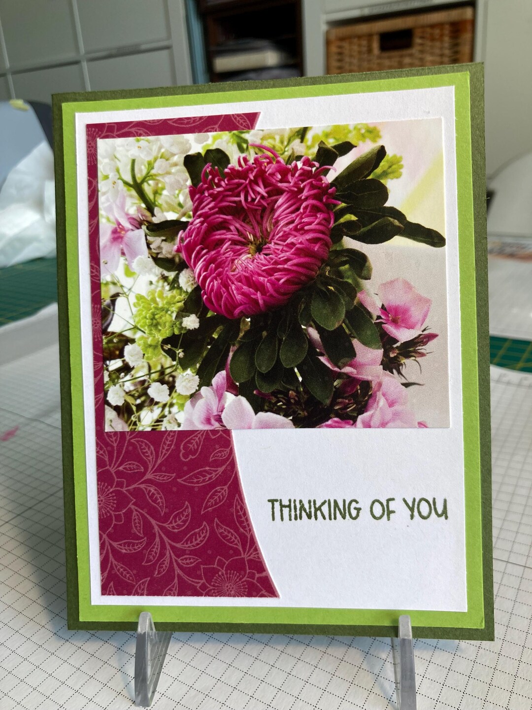 Blossom Thinking of You Card - Etsy