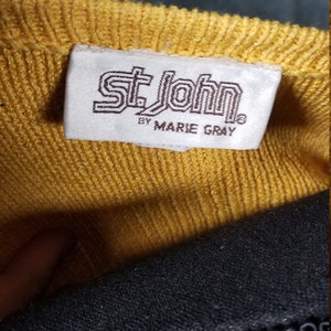 St John by Marie Gray vintage knit top image 10