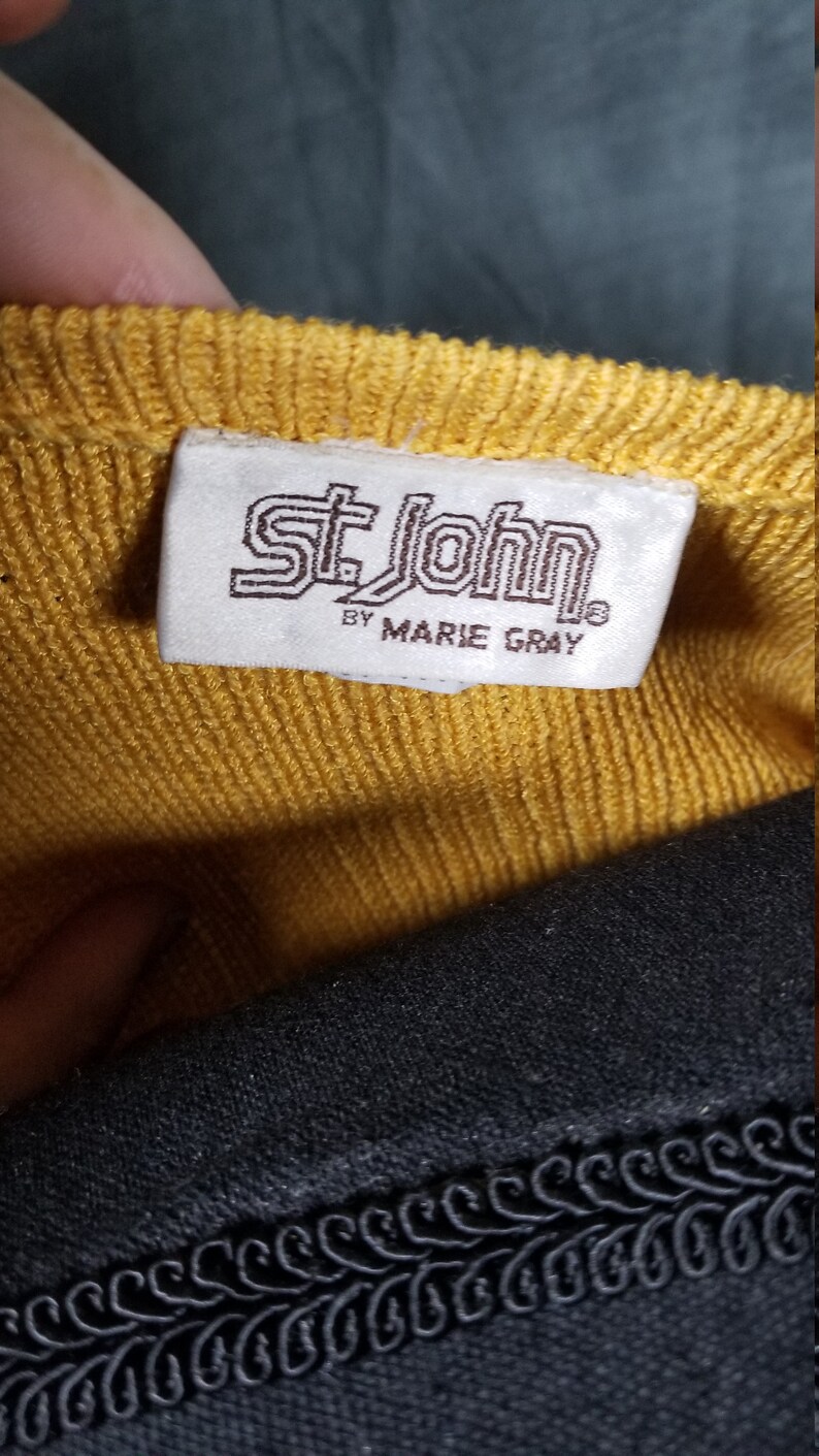 St John by Marie Gray vintage knit top image 10