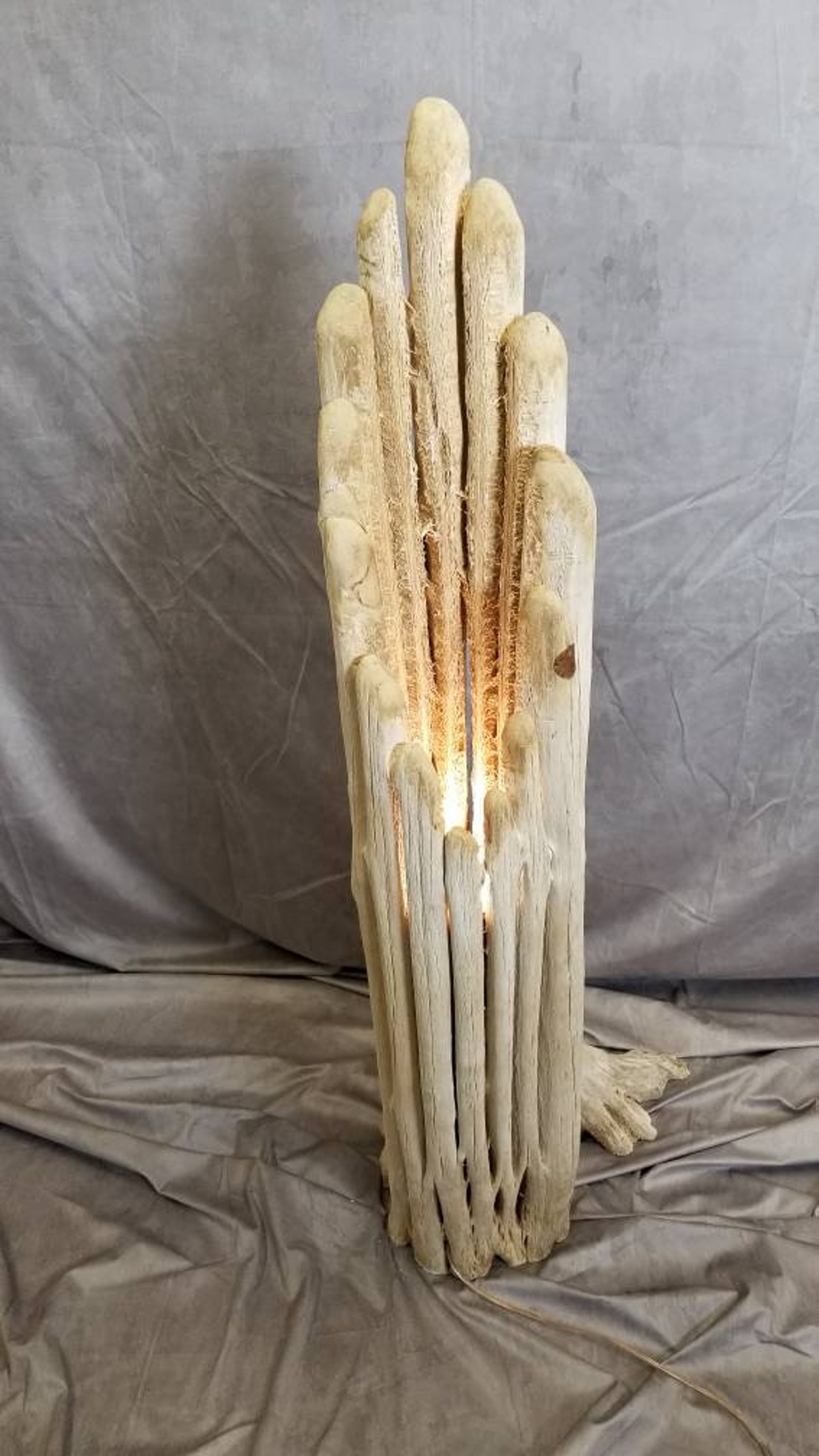 Floor Lamp. Saguaro Cactus Skeleton Floor Lamp Etsy