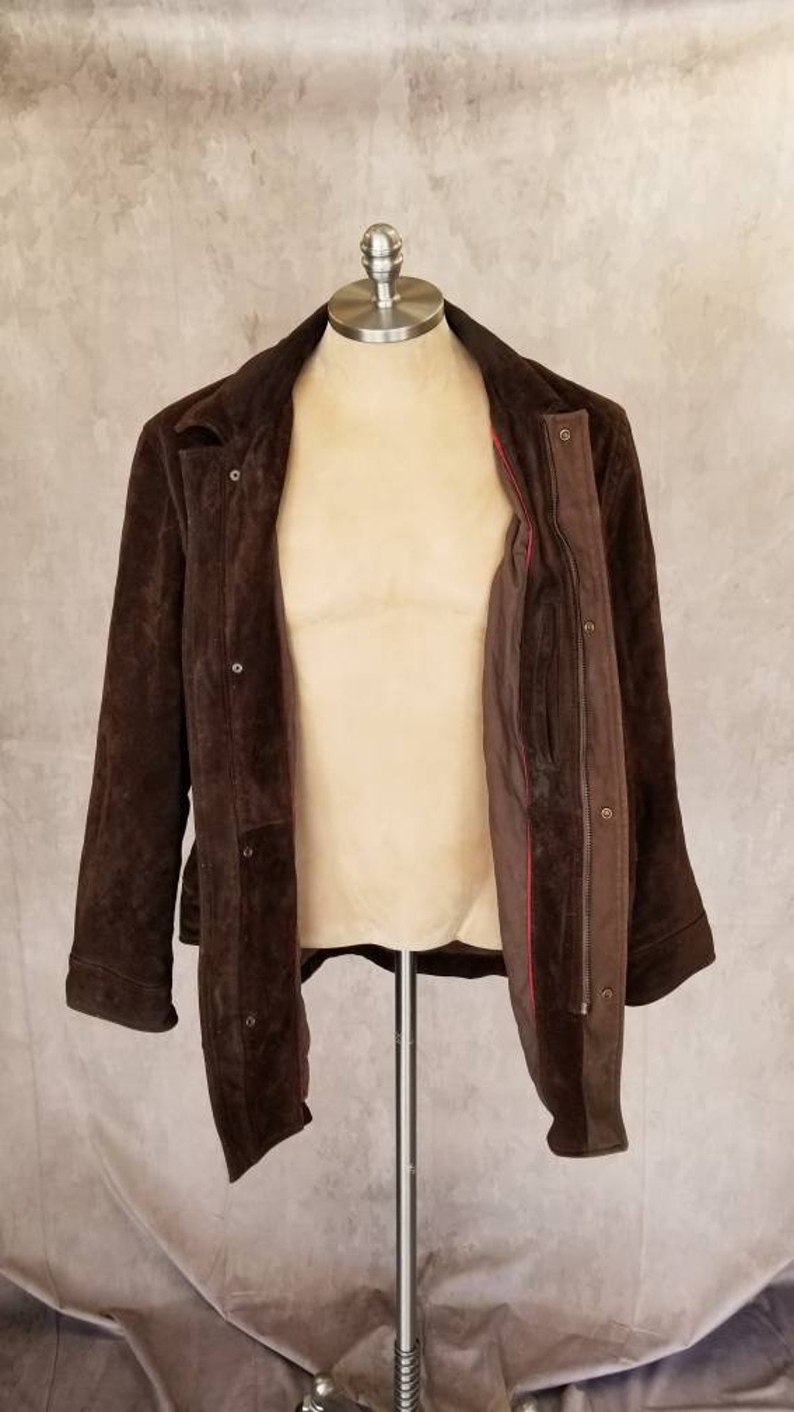 Banana republic men's suede jacket Etsy