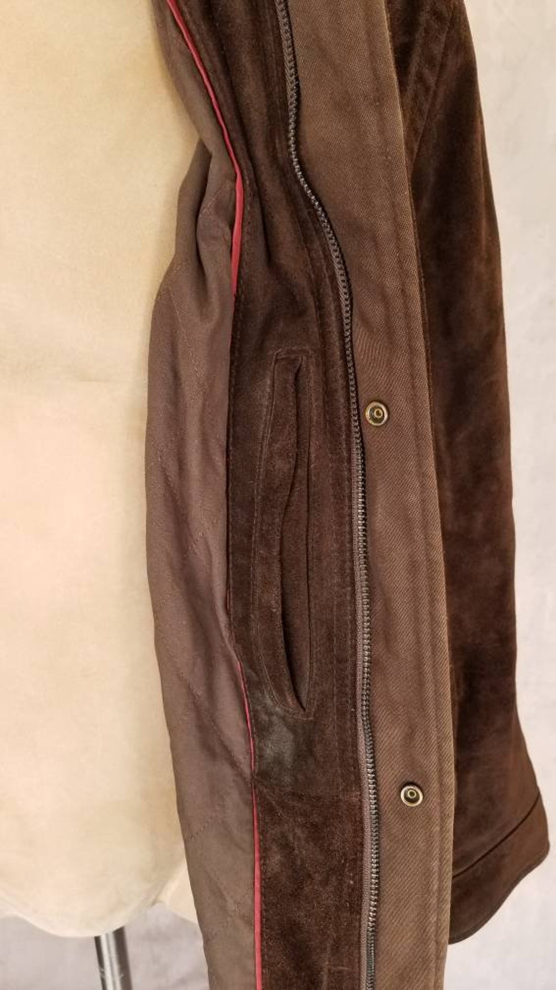 Banana republic men's suede jacket | Etsy