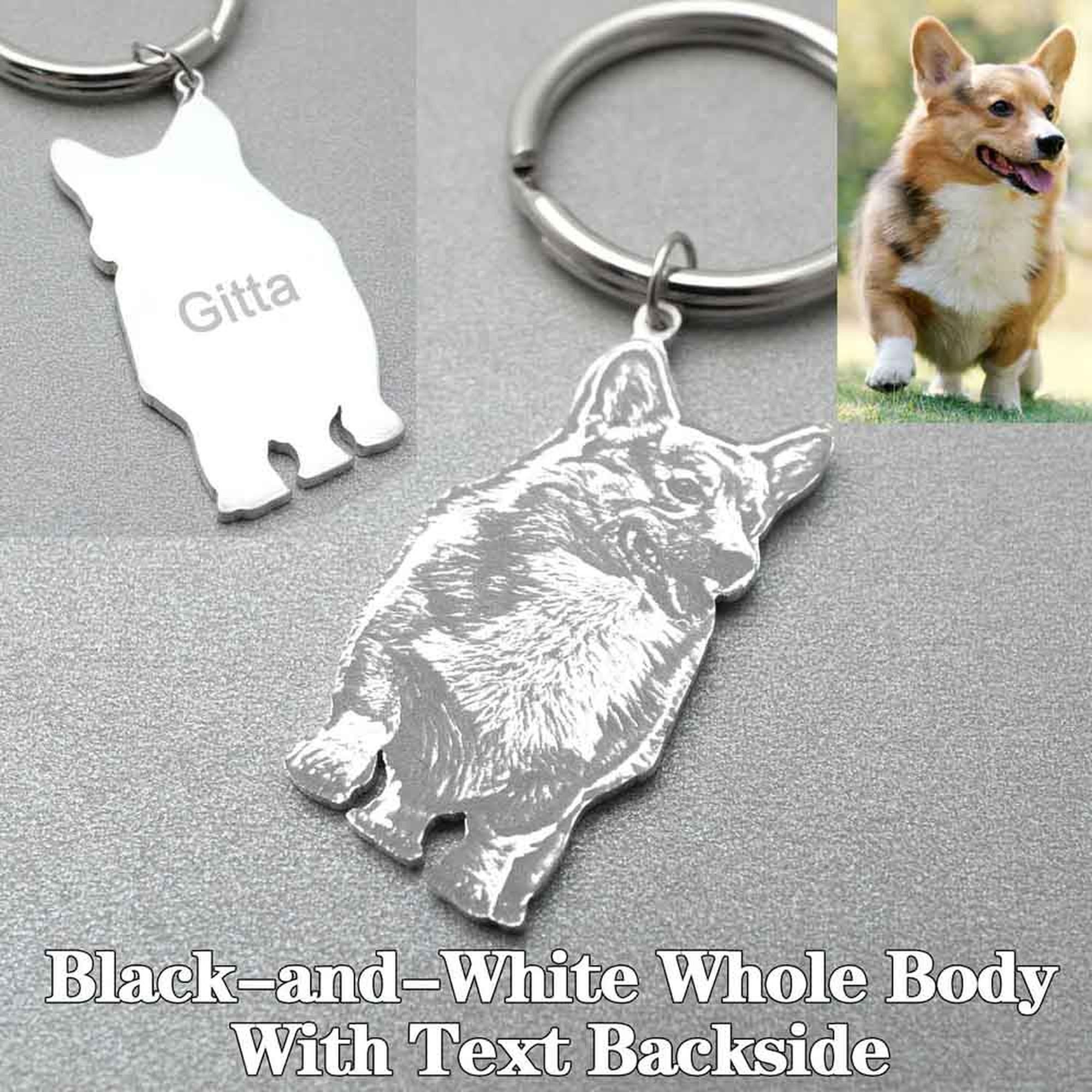 pet engraved keychain