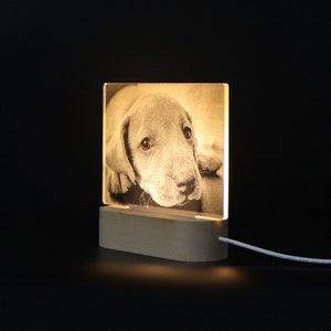 Custom Photo 3D Lamp, Custom photo light, Desk Lamp, Picture Night Light, Handmade, Personalized Birthday, Anniversary, Wedding Gifts image 4