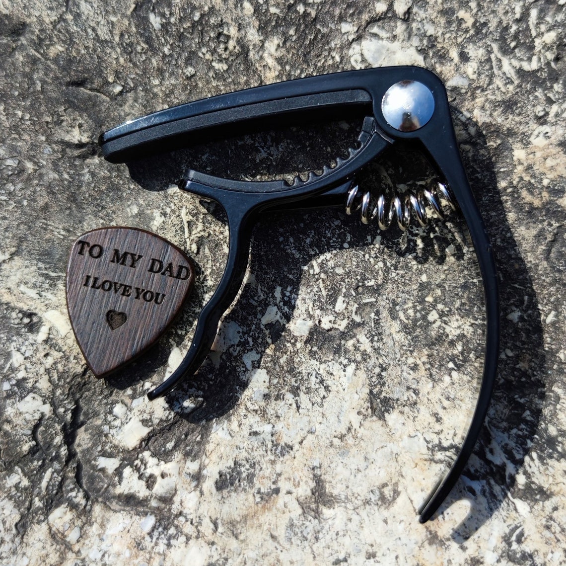 Personalised Guitar Capo Custom Guitar Capo & Pick Engrave Etsy