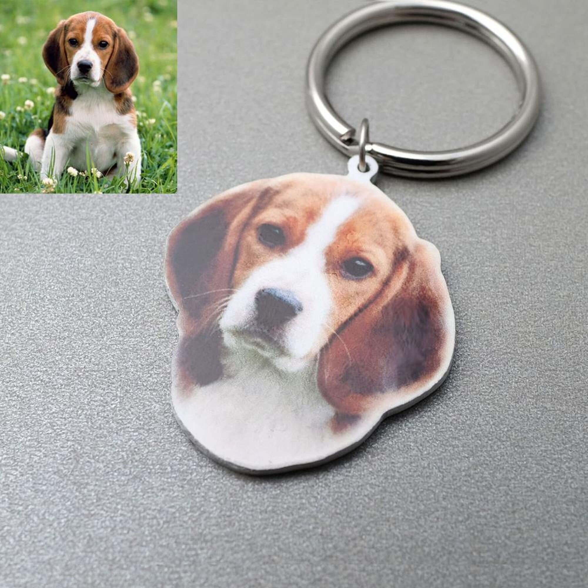 pet engraved keychain