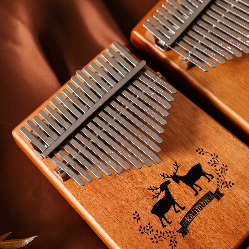 Personalized Wooden Kalimba Engraved Wooden Kalimba Text Etsy
