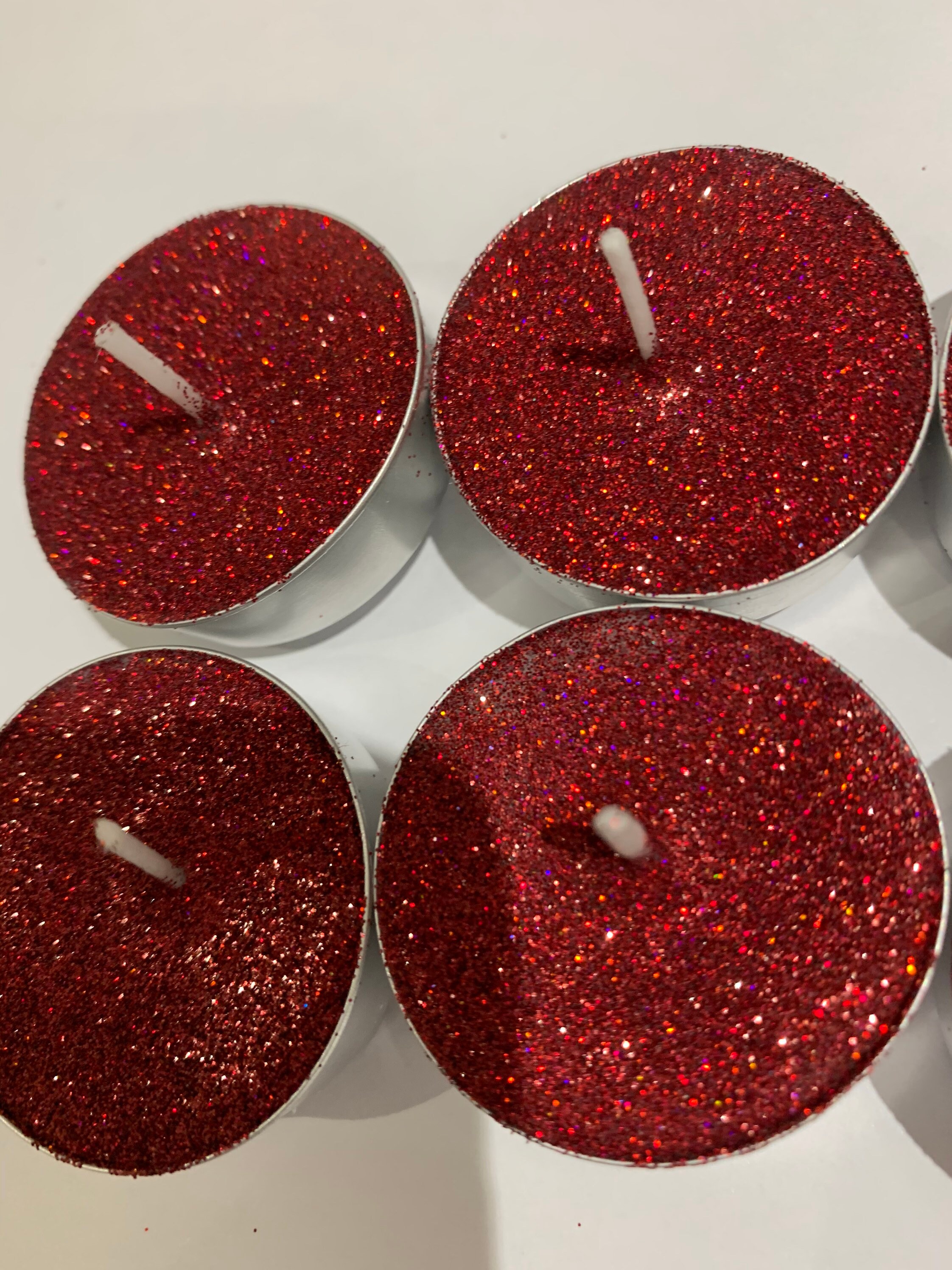 Glitter tea lights deals