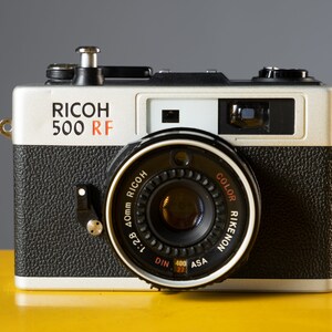 Ricoh 500 RF 35 mm analoge compact filmcamera + gratis filmrolletje - fotografie