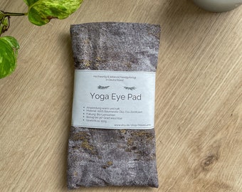 Yoga Eye Pad, Eye Pillow, Augenkissen, Migräne, Geschenk Yogis, Wellness, Wärmekissen, Kältekissen Selbstpflege, Kopfschmerzen, Leinsamen-3