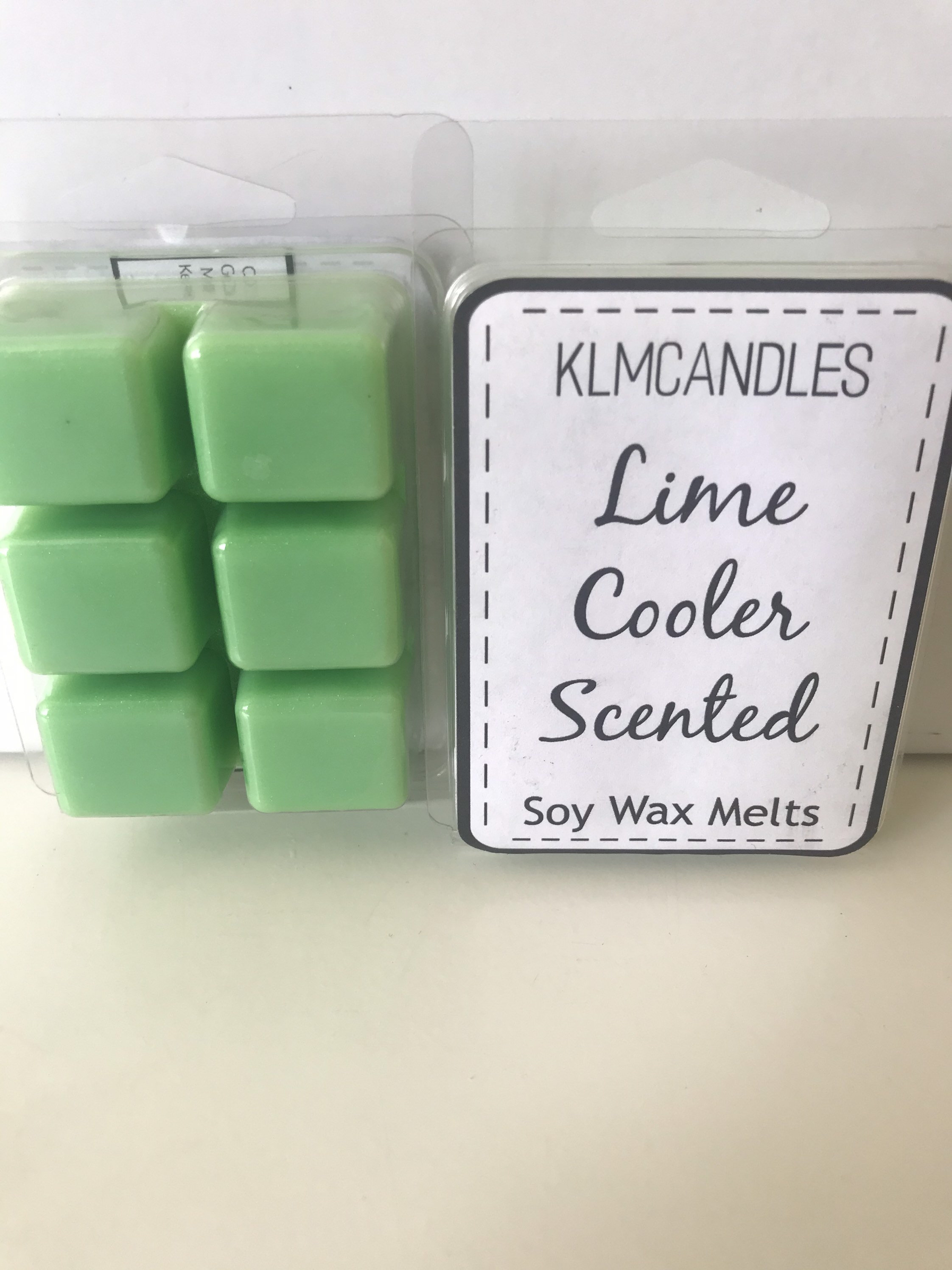 Lime Cooler wax melts, highly scented