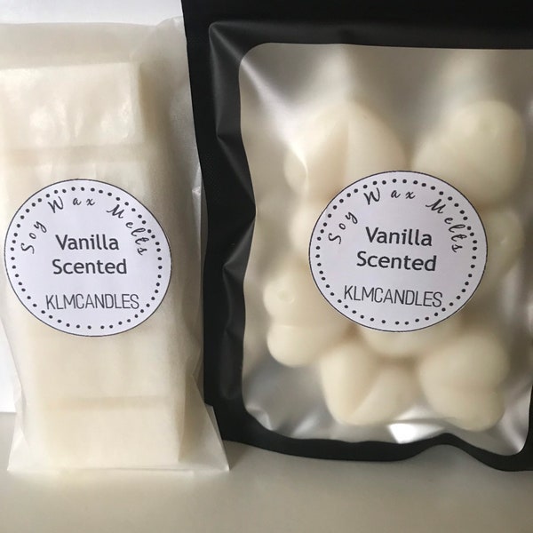 Vanilla Scented Handmade Soy Wax Melts